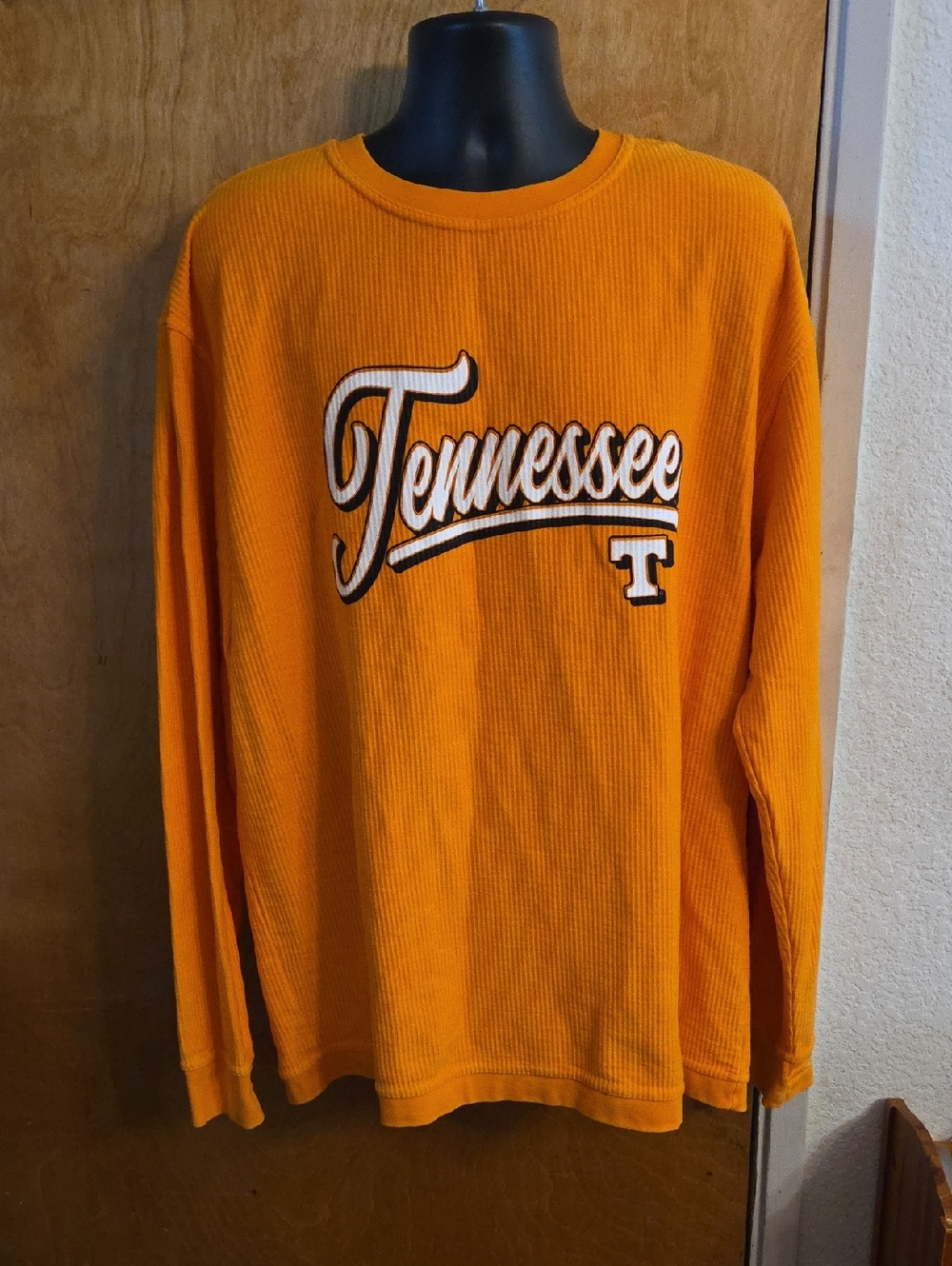 Tennessee Long Sleeve Corded Crewneck in Vols Orange Size XXL